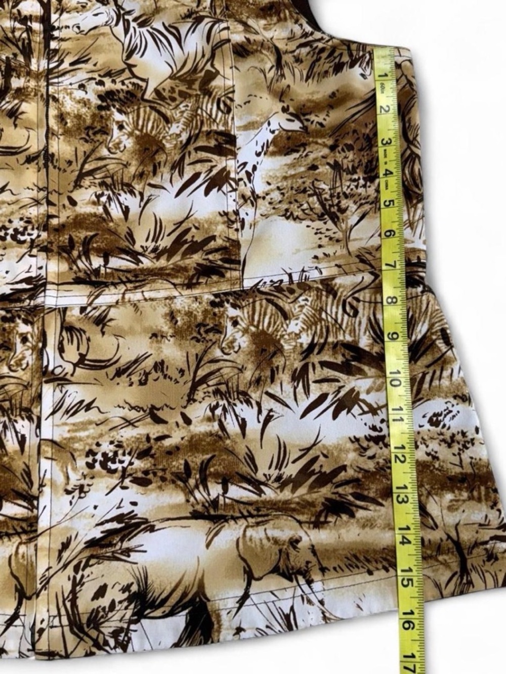 Zenergy by Chico’s Safari Animal Print Reversible Vest Women’s 3 (XL) Outdoor - Picture 8 of 8